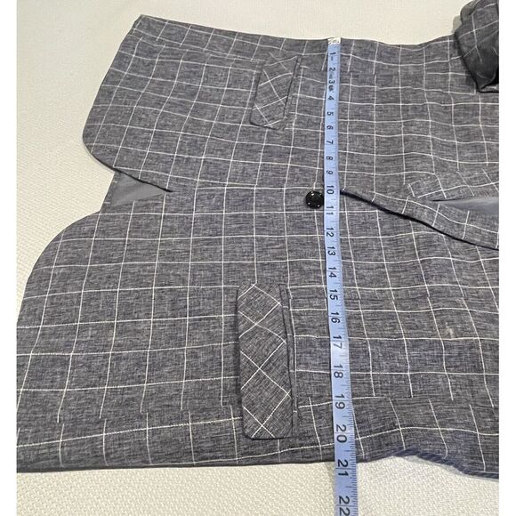 Men's Casual Suit Blazer Jacket Light weight Sports Coats One Button NWT Size LG - Picture 16 of 16